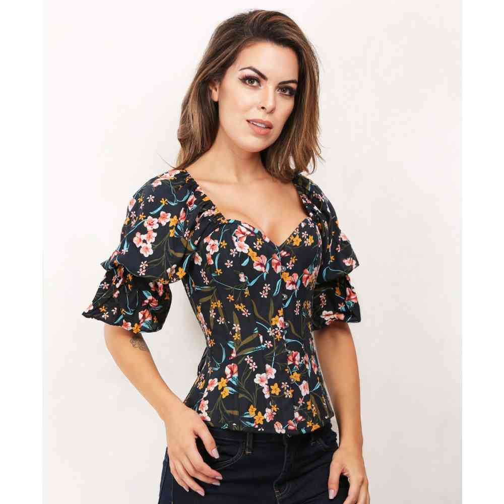 Attitude Corsets - Felerian Vollbrust Korsett - Schwarz